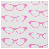 Tissu de lunettes Geeks roses (Échantillon)