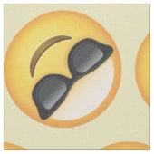 Tissu de M. Cool Sunglasses Emoji Pattern (Fermer)