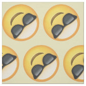 Tissu de M. Cool Sunglasses Emoji Pattern (Échantillon)