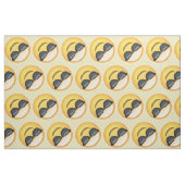 Tissu de M. Cool Sunglasses Emoji Pattern (Fat Quarter)