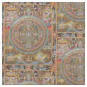 Tissu de mandala de la vie de Bouddha (Fermer)