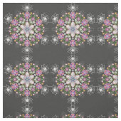 Tissu de mandala des araignées florifères (Échantillon)