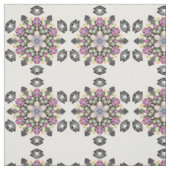 Tissu de mandala des araignées florifères (Échantillon)