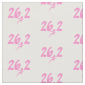 Tissu de marathon du rose 26,2 (Fermer)