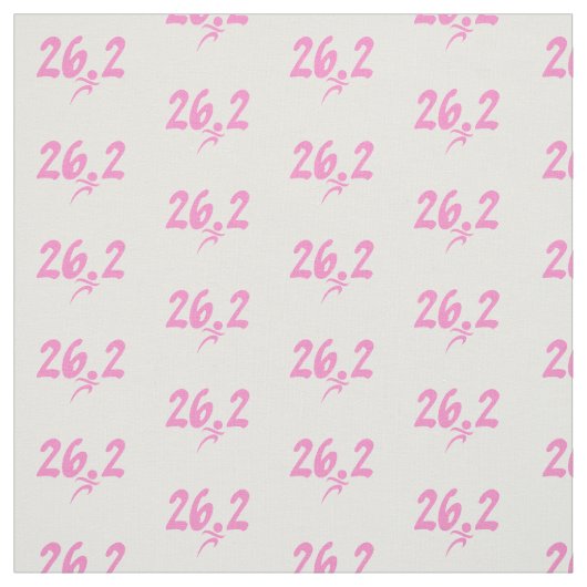 Tissu de marathon du rose 26,2 (Échantillon)