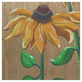 Tissu de marguerite jaune (Fermer)