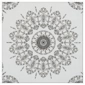 Tissu de médaillon de fleur de Boho (Échantillon)