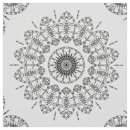 Tissu de médaillon de fleur de Boho (Échantillon)