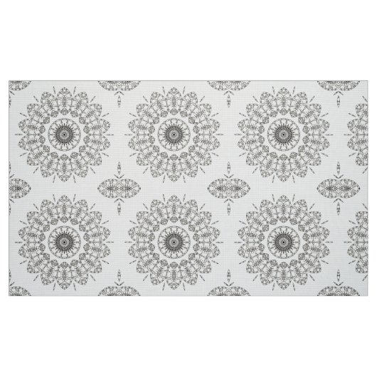 Tissu de médaillon de fleur de Boho (Fat Quarter)