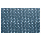 Tissu de méduse bleu profond (Yard)