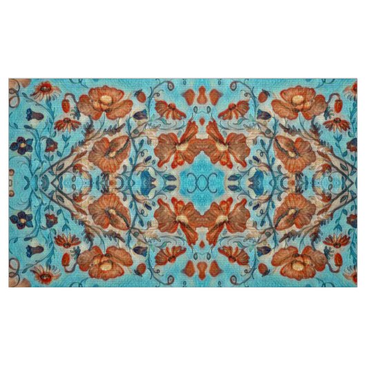 Tissu de mélodie orange (Fat Quarter)