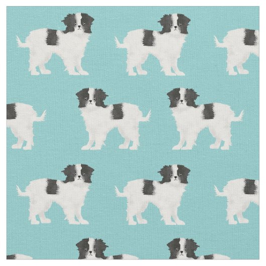 tissu de menton japonais, bleu clair (Fermer)