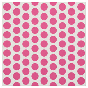 Tissu de mini-Pois rose blanc