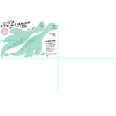 Tissu de monstre de Loch Ness - Fun do-it-yourself (Carreau)