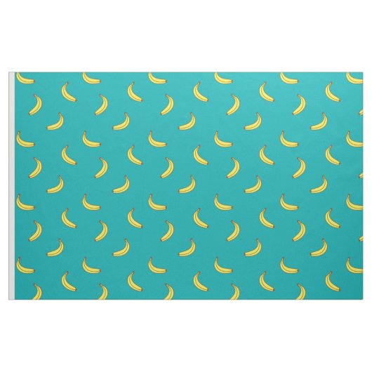 Tissu de motif de banane (Fat Quarter)