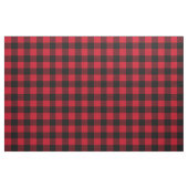 Tissu de Motif de bison de bison noir rouge (Fat Quarter)