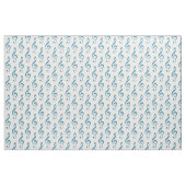 Tissu de Motif de Clef Arbre Bleu (Yard)