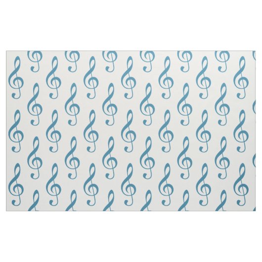 Tissu de Motif de Clef Arbre Bleu (Fat Quarter)
