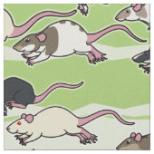 Tissu de motif de course de rat (Fermer)