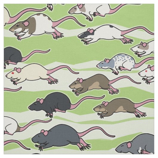 Tissu de motif de course de rat (Échantillon)