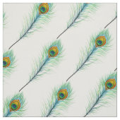 Tissu de motif de plume de paon (Échantillon)