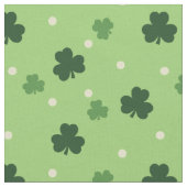 Tissu de motif de shamrock (Fermer)