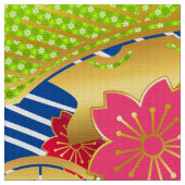 Tissu de motif de style Kimono (Fermer)