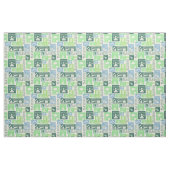 Tissu de motif de yoga (Fat Quarter)