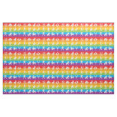 Tissu de motif d'impression d'arc-en-ciel de (Yard)