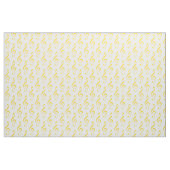 Tissu de Motif Jaune Treble (Yard)