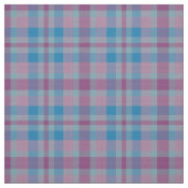 Tissu de motif plaid violet et bleu (Échantillon)