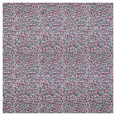 Tissu de Motif Turquoise Leopard/Cheetah Pink tend (Échantillon)
