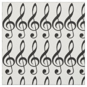 Tissu de musique de clef triple (Échantillon)