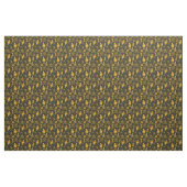 tissu de neige en or (Fat Quarter)