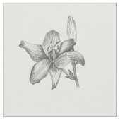 Tissu de nénuphar noir et blanc (Fermer)