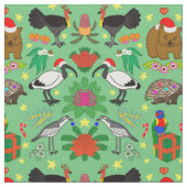 Tissu de Noël australien (Fermer)