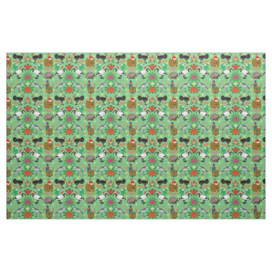 Tissu de Noël australien (Fat Quarter)