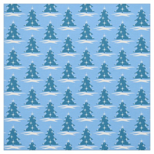 Tissu de Noël bleu Tissus de Noël bleu (Échantillon)