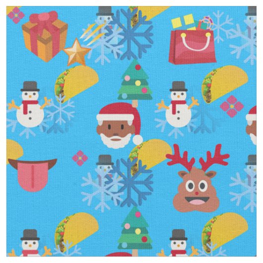 tissu de noël père Noël noir (Fermer)