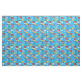 tissu de noël père Noël noir (Fat Quarter)