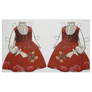 Tissu de Noël Poupée en Papier