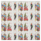 tissu de Noël vintage rockabilly (Échantillon)