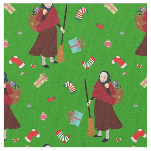 tissu de noël Witch Befana (Fermer)