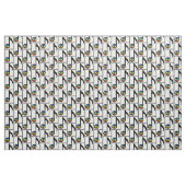 Tissu de note de musique de signe de paix (Fat Quarter)