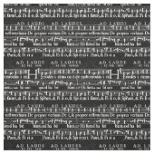 tissu de notes de musique grunge (Échantillon)