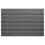 tissu de notes de musique grunge (Fat Quarter)