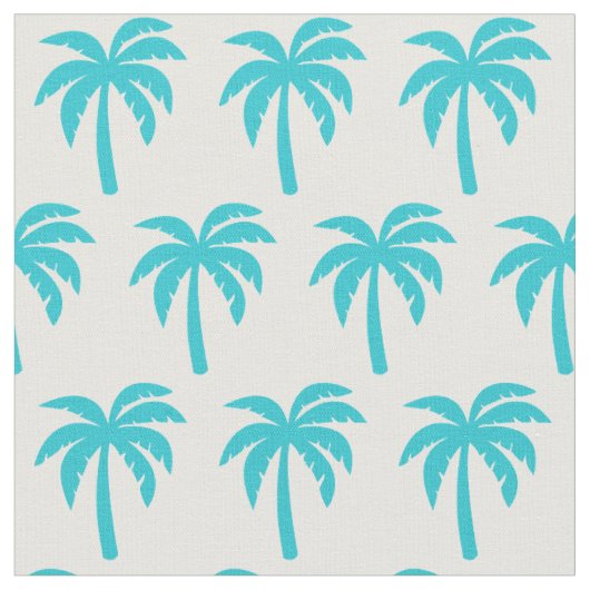 Tissu de palmier de turquoise d'Aqua (Fermer)