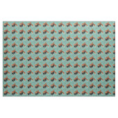 Tissu de panda rouge et de hibou (Yard)