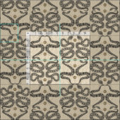 tissu de parchemin de serpents célestes (Carreau)