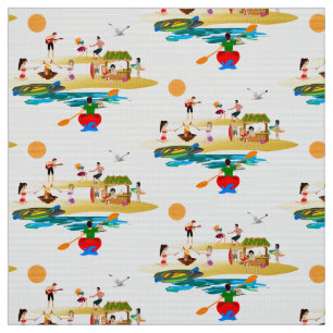 Tissu de partie de plage de kayak